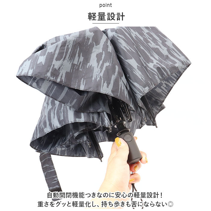 バックヤードファミリー BACKYARD FAMILY Water front 軽量自動開閉 折りたたみ傘 60cm
