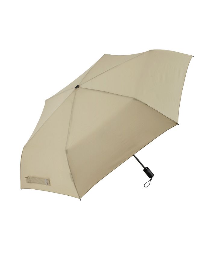バックヤードファミリー BACKYARD FAMILY Water front 軽量自動開閉 折りたたみ傘 60cm,サンドベージュ