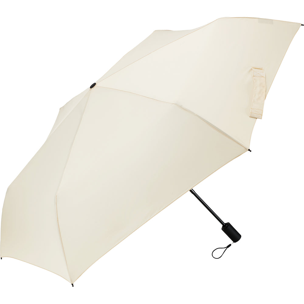 バックヤードファミリー BACKYARD FAMILY Water front 軽量自動開閉 折りたたみ傘 60cm,クリームベージュ