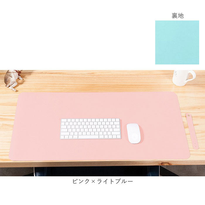 バックヤードファミリー BACKYARD FAMILY デスクマット kgoods19 (ピンク×シルバー) ピンク×シルバー