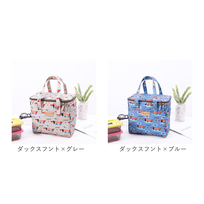 バックヤードファミリー BACKYARD FAMILY 保温 保冷 ランチバッグ 大きめ 撥水 yskmg5428 (アルパカ×ピンク) アルパカ×ピンク