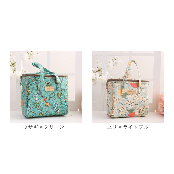 バックヤードファミリー BACKYARD FAMILY 保温 保冷 ランチバッグ 大きめ 撥水 yskmg5428 (アルパカ×ピンク) アルパカ×ピンク