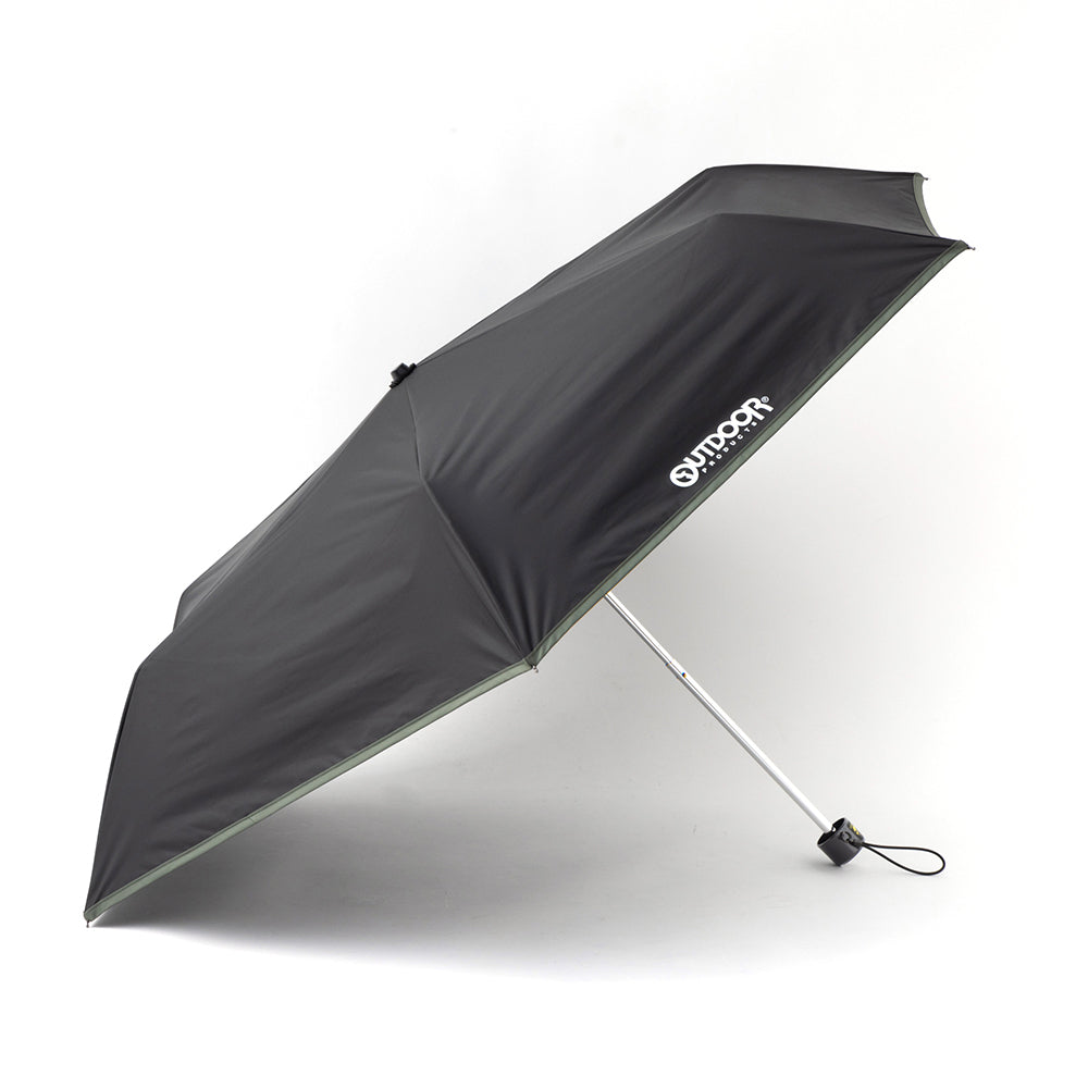 バックヤードファミリー BACKYARD FAMILY Outdoor Products 雨晴兼用 折傘,ブラック