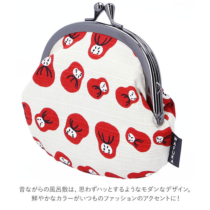 ノーブランド No Brand 和布華 WAFUKA 風呂敷和小物 3.3寸がま口ポーチ