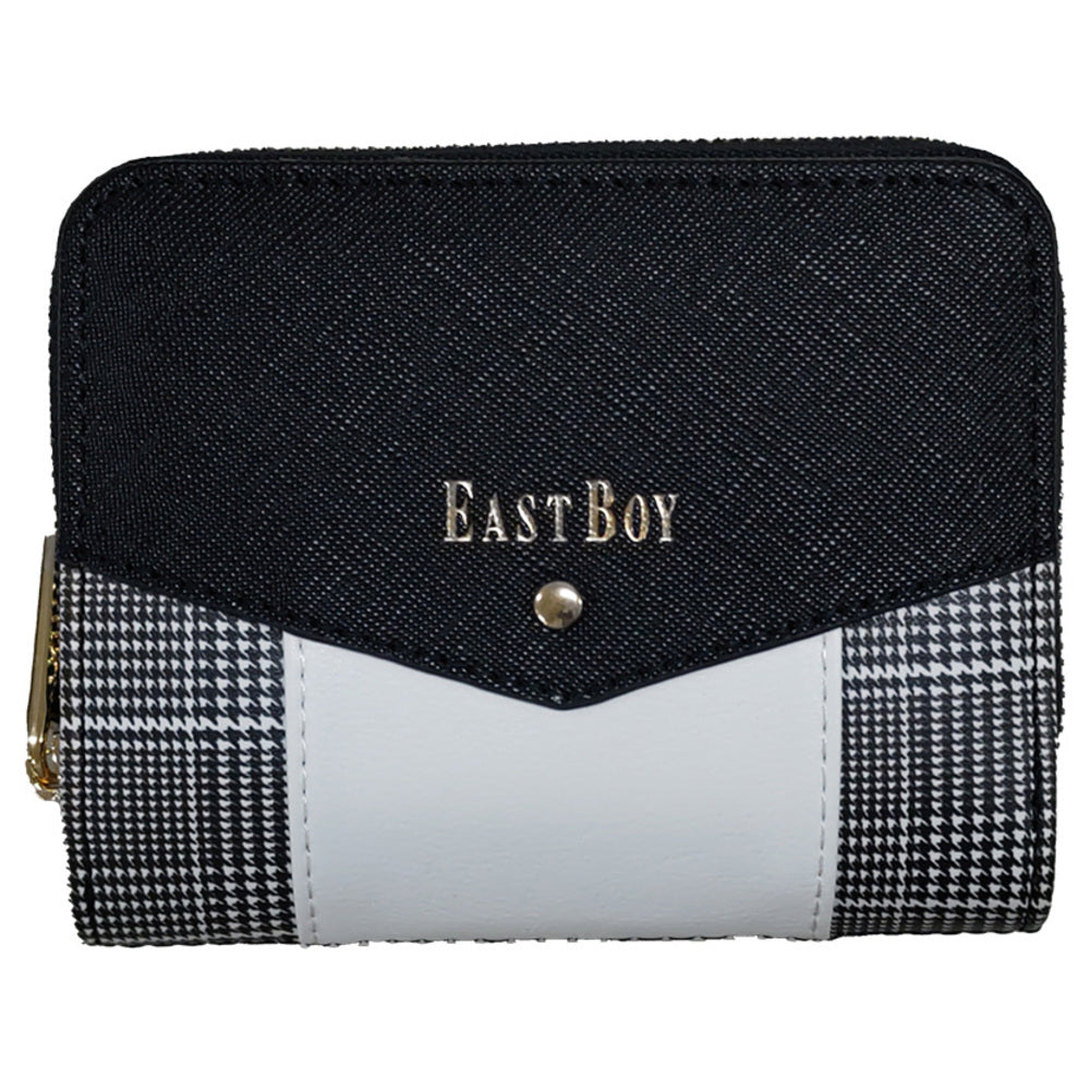 バックヤードファミリー BACKYARD FAMILY EAST BOY イーストボーイ ラウンドウォレット,フローズンチェックBK