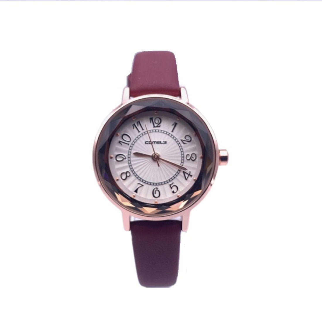 バックヤードファミリー BACKYARD FAMILY 合皮リストウオッチ (バーガンディー) バーガンディー