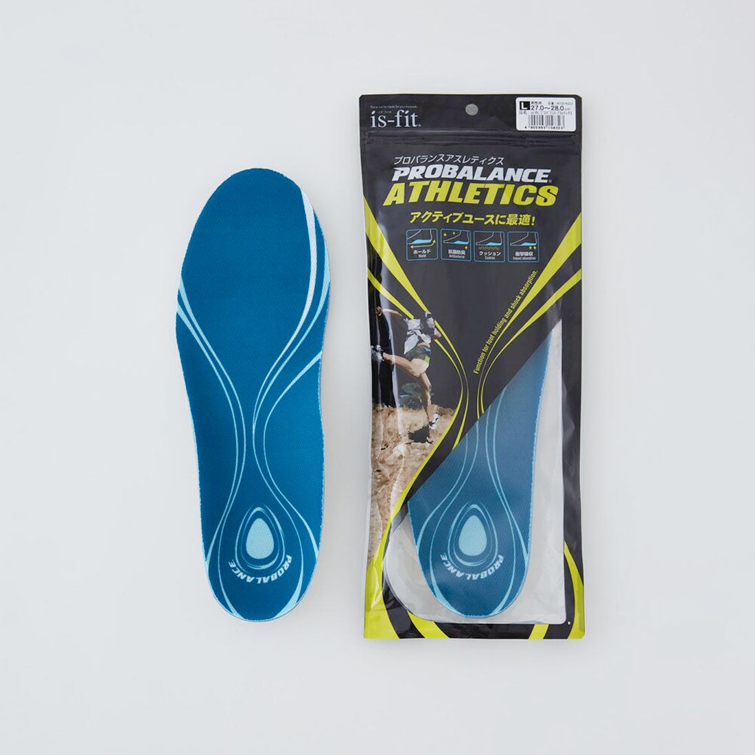 バックヤードファミリー BACKYARD FAMILY is-fit プロバランスアスレティクス インソール 【返品不可商品】 (ブルー) ブルー
