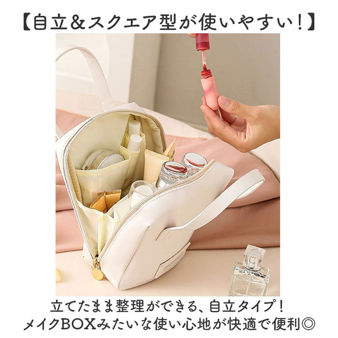 バックヤードファミリー BACKYARD FAMILY ポーチ 化粧ポーチ トラベルポーチ コンパクト 軽量 (ブラック) ブラック