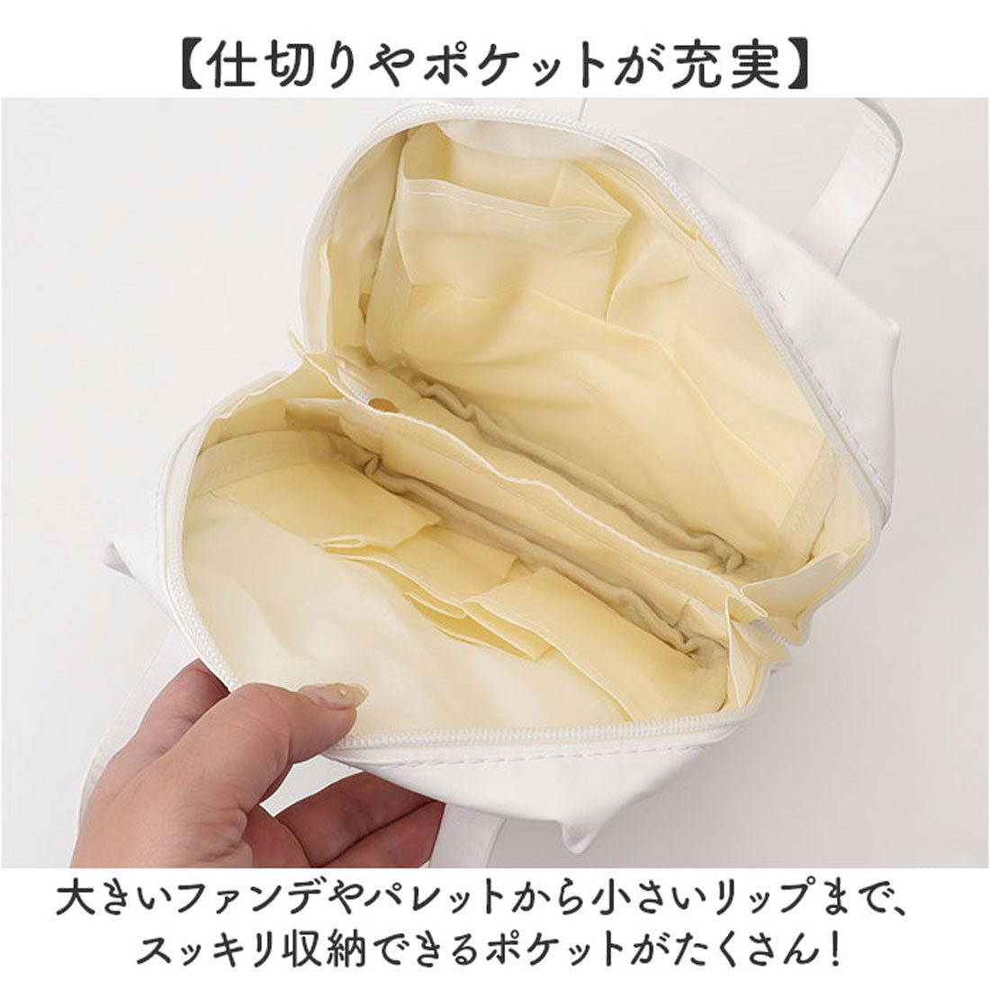 バックヤードファミリー BACKYARD FAMILY ポーチ 化粧ポーチ トラベルポーチ コンパクト 軽量 (ブラック) ブラック