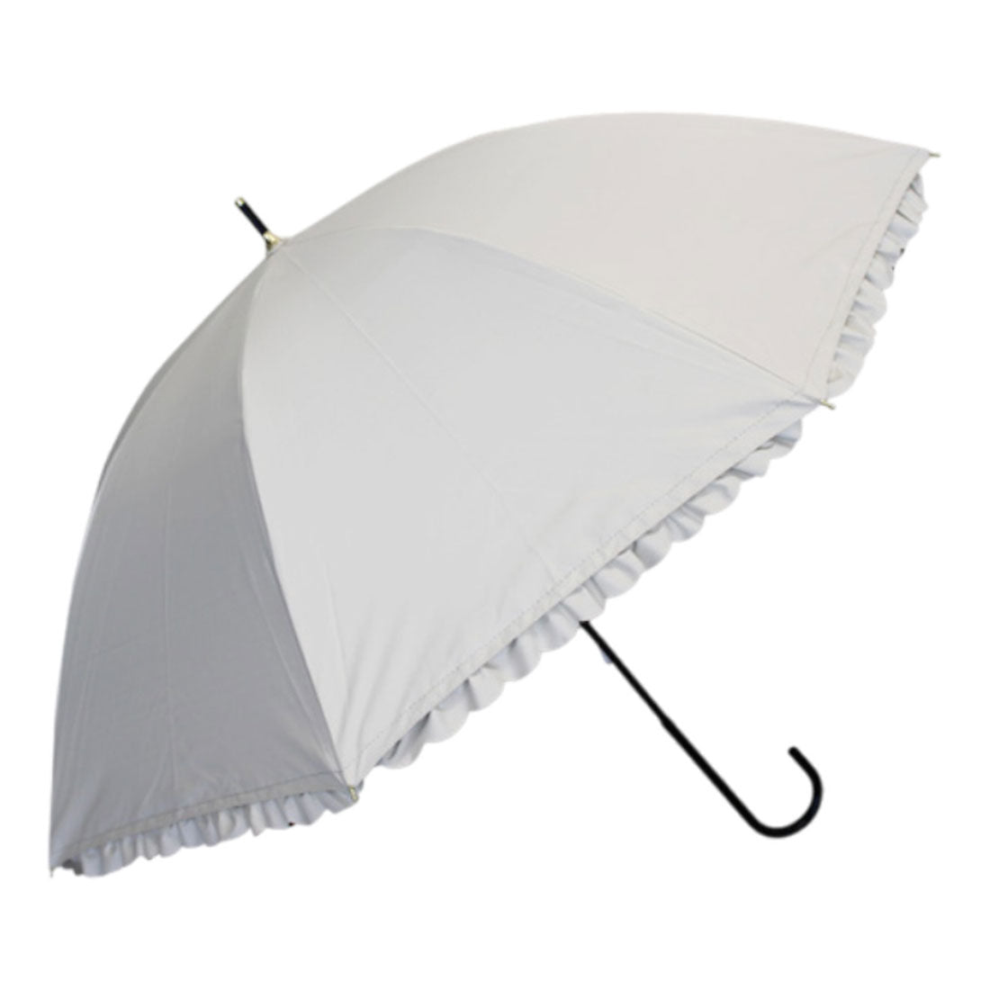 バックヤードファミリー BACKYARD FAMILY ATTAIN 晴雨兼用手開き 長傘 55cm (6722オフ白) 6722オフ白