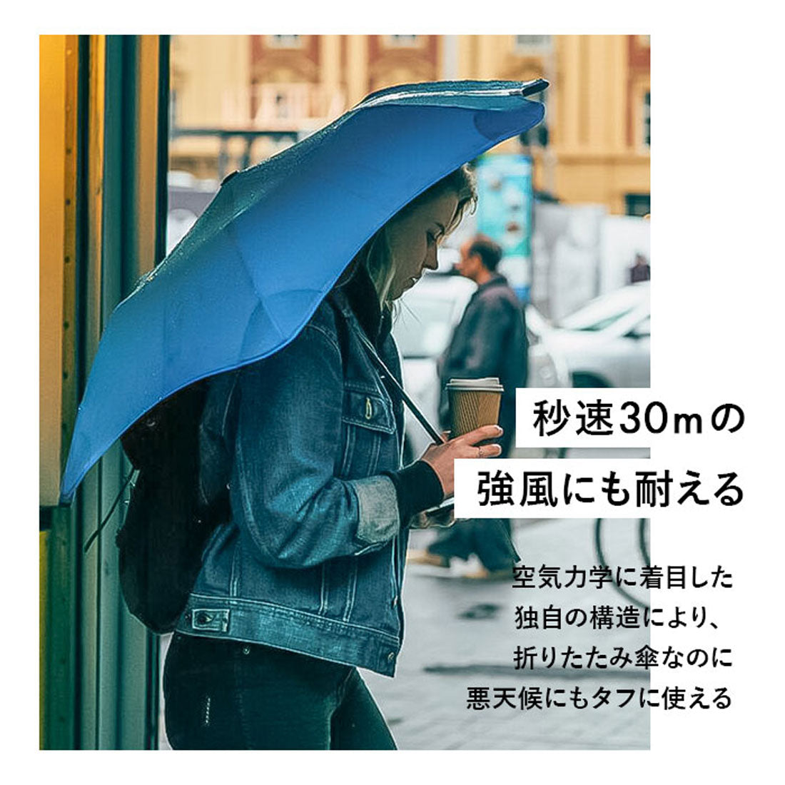 バックヤードファミリー BACKYARD FAMILY BLUNT METRO ブラント メトロ 折りたたみ傘 (オーシャンブルー) オーシャンブルー