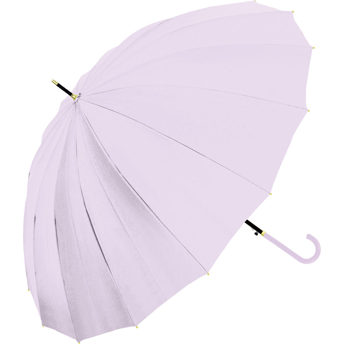 バックヤードファミリー BACKYARD FAMILY Natural basic レディース 傘 55cm 16本骨 無地 (ラベンダー) ラベンダー