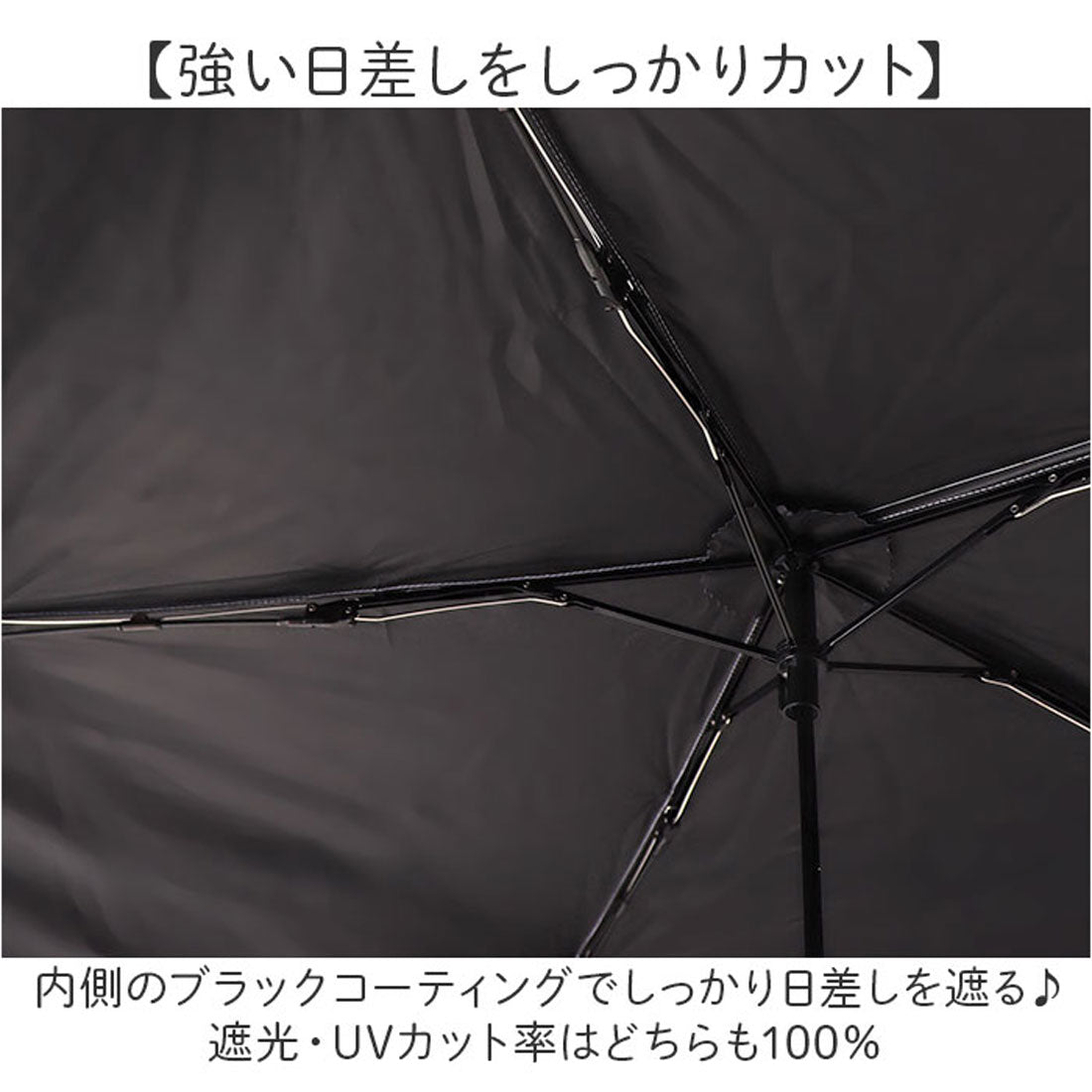 バックヤードファミリー BACKYARD FAMILY 黒コーティング軽量コンパクトミニ 50cm (花文様/文鳥) 花文様/文鳥