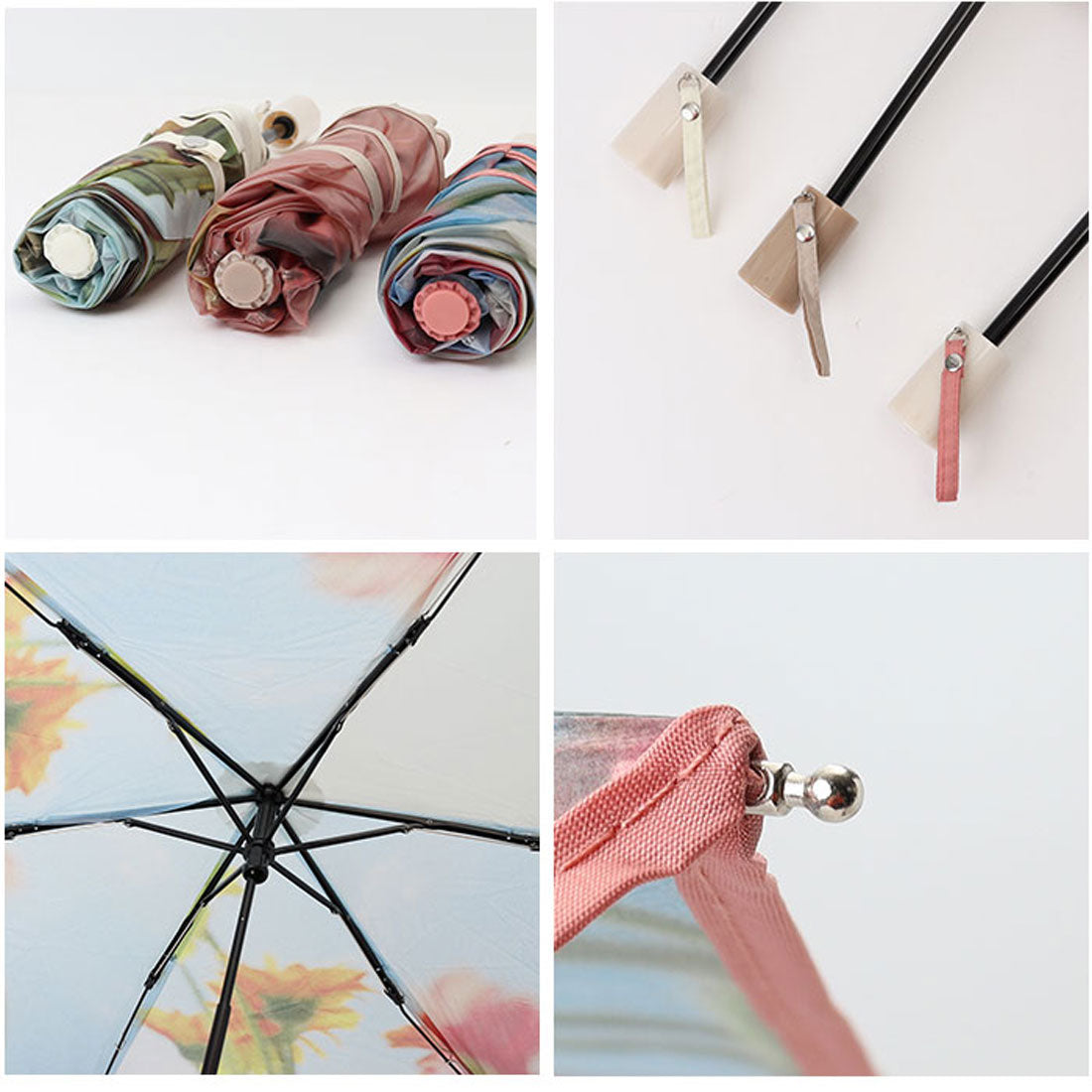 バックヤードファミリー BACKYARD FAMILY because パーティーインザレイン 折りたたみ傘 (サックス) サックス