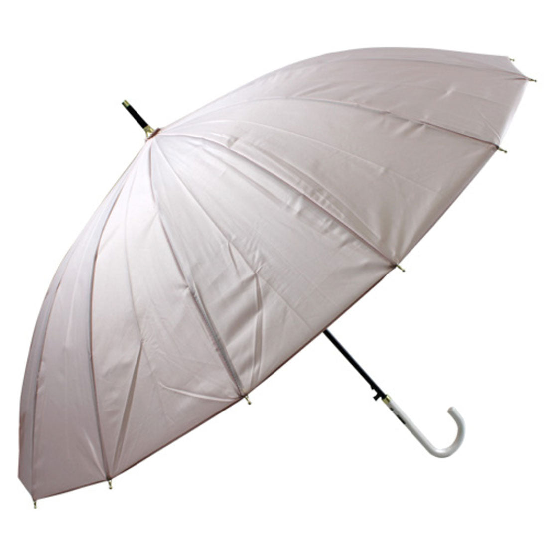 バックヤードファミリー BACKYARD FAMILY アテイン ATTAIN 16本骨 ジャンプ 長傘 55cm (ピンクベージュ) ピンクベージュ