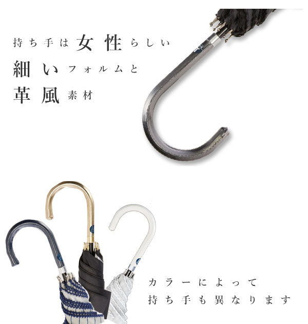 ノーブランド No Brand 晴雨兼用 シルバーコーティング 長傘