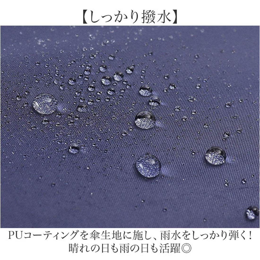 バックヤードファミリー BACKYARD FAMILY UV 自動開閉 折りたたみ傘 58cm (アイボリー) アイボリー