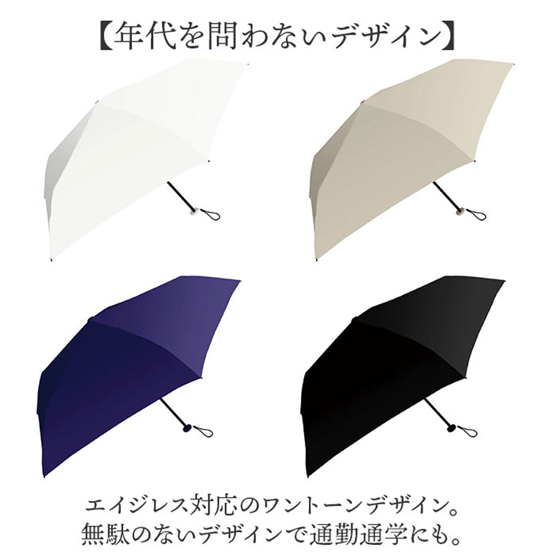 バックヤードファミリー BACKYARD FAMILY UV Air+ 折りたたみ傘 50cm (ライトグレー) ライトグレー