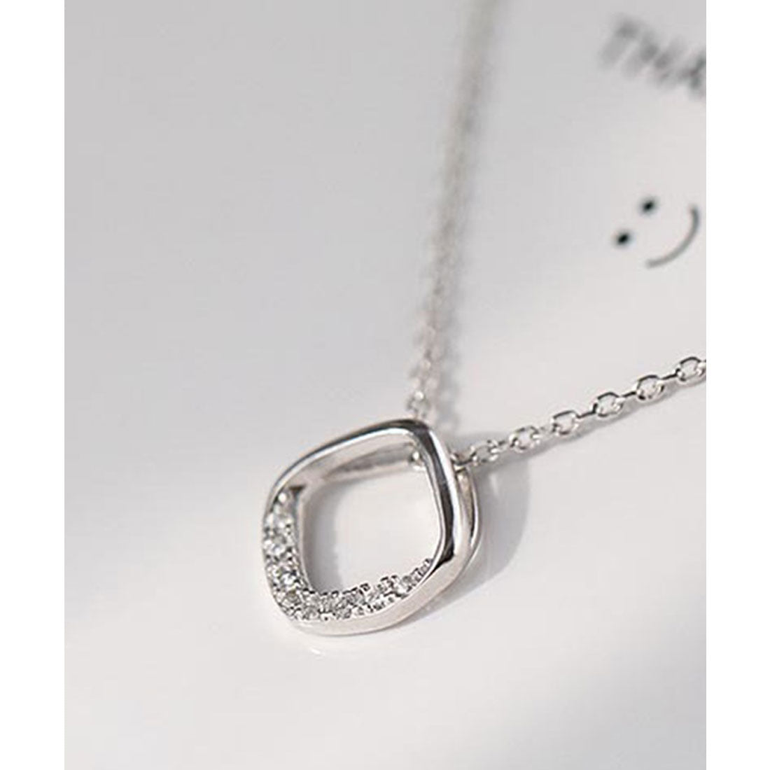 バックヤードファミリー BACKYARD FAMILY Diamond Hearts ビジューネックレス (シルバー) シルバー