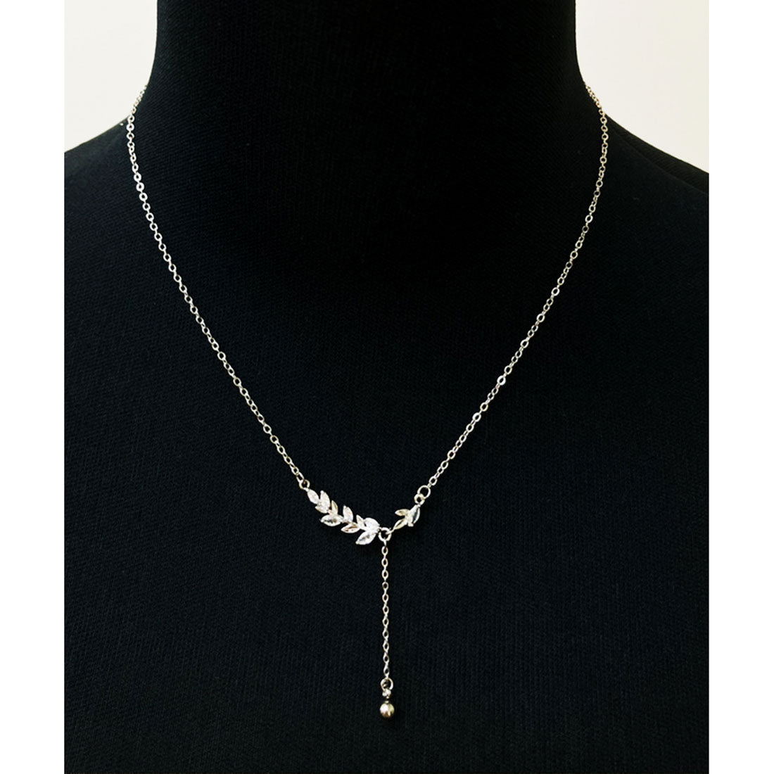 バックヤードファミリー BACKYARD FAMILY Diamond Hearts リーフネックレス (シルバー系その他) シルバー系その他