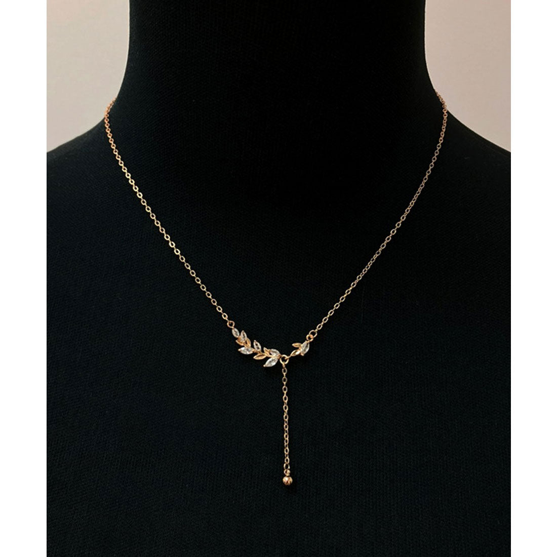 バックヤードファミリー BACKYARD FAMILY Diamond Hearts リーフネックレス (シルバー系その他) シルバー系その他