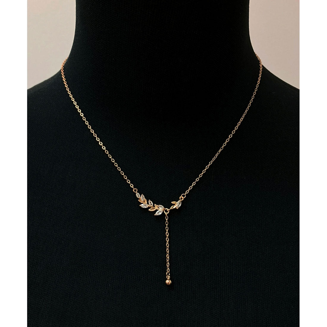 バックヤードファミリー BACKYARD FAMILY Diamond Hearts リーフネックレス (ゴールド系その他) ゴールド系その他