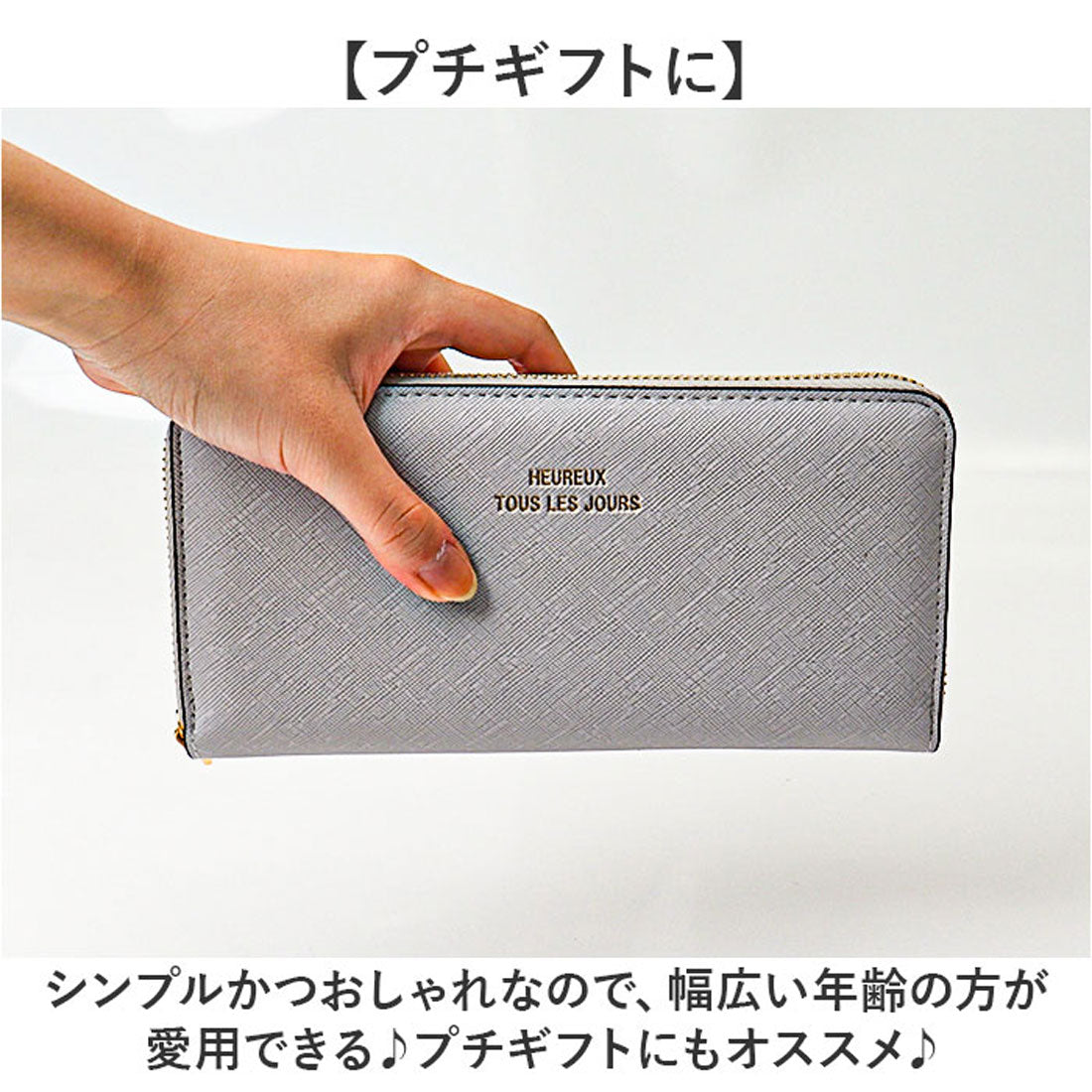 バックヤードファミリー BACKYARD FAMILY 角シボロングラウンド財布 (ピンクベージュ) ピンクベージュ