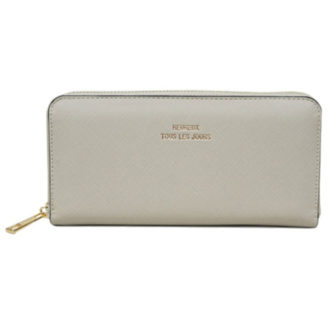 バックヤードファミリー BACKYARD FAMILY 角シボロングラウンド財布 (グレーベージュ) グレーベージュ