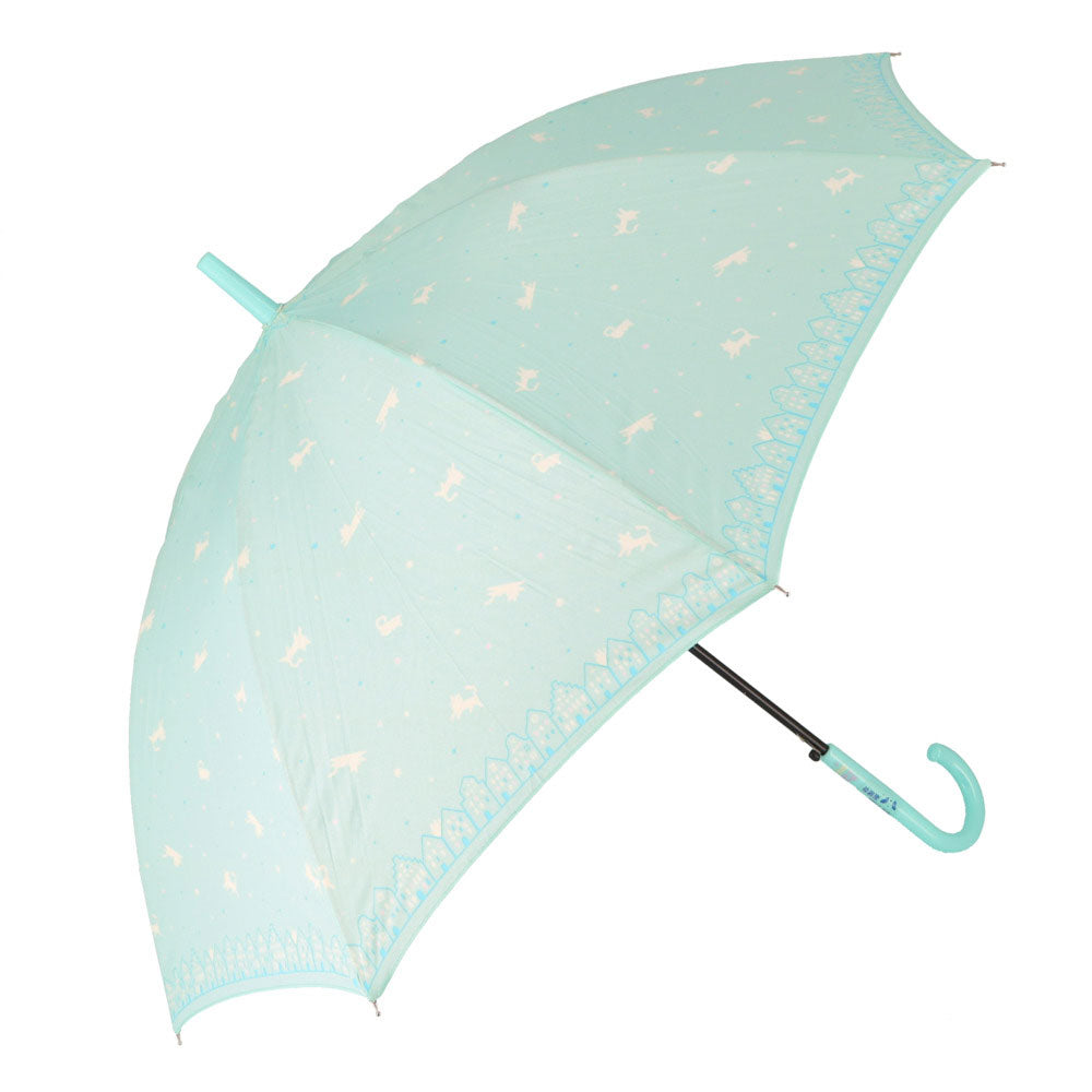 ノーブランド No Brand amusant sous la pluie 60cm 耐風長傘 10mm