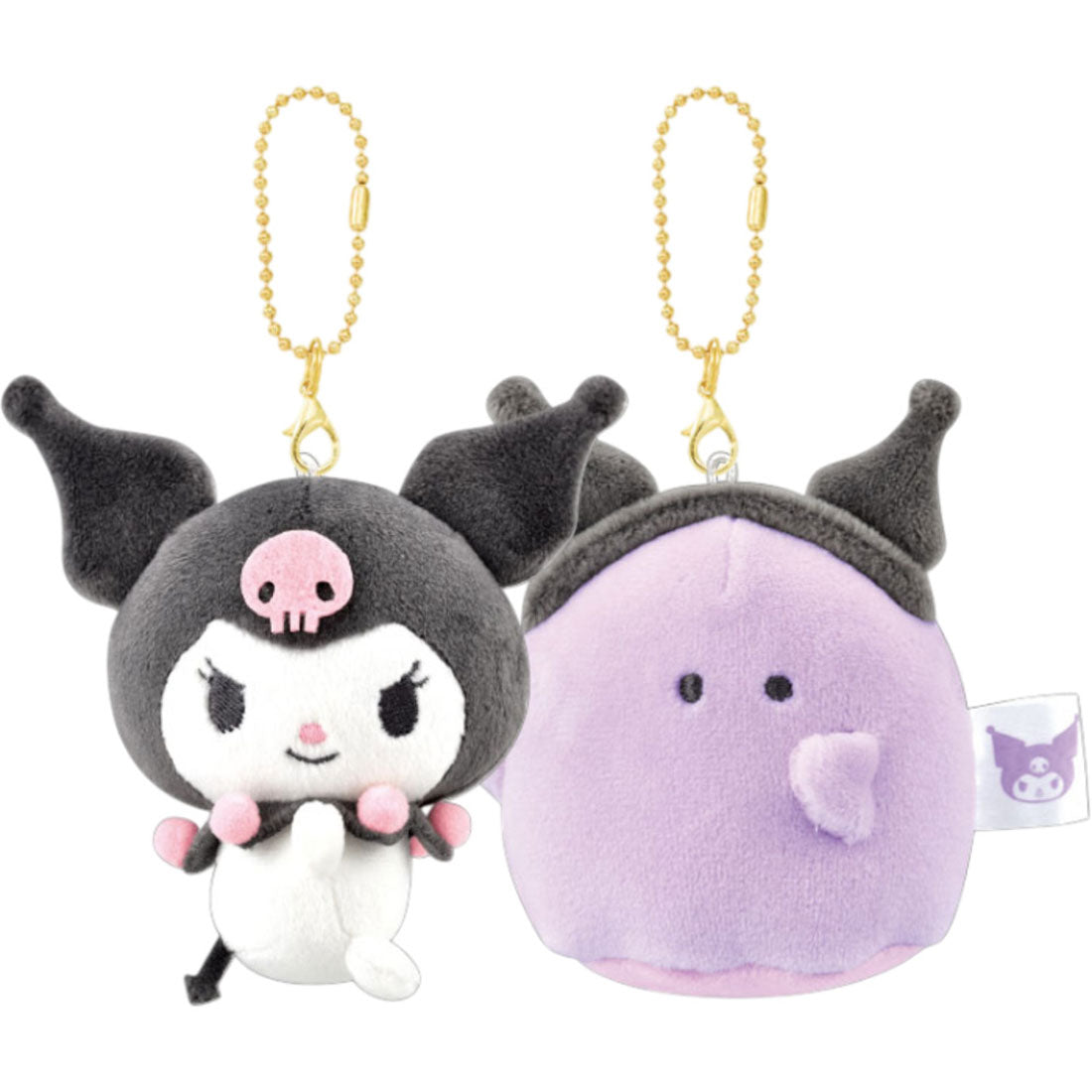 バックヤードファミリー BACKYARD FAMILY ニコぬいキーホルダー キャラクター (クロミxオバケーヌ) クロミxオバケーヌ