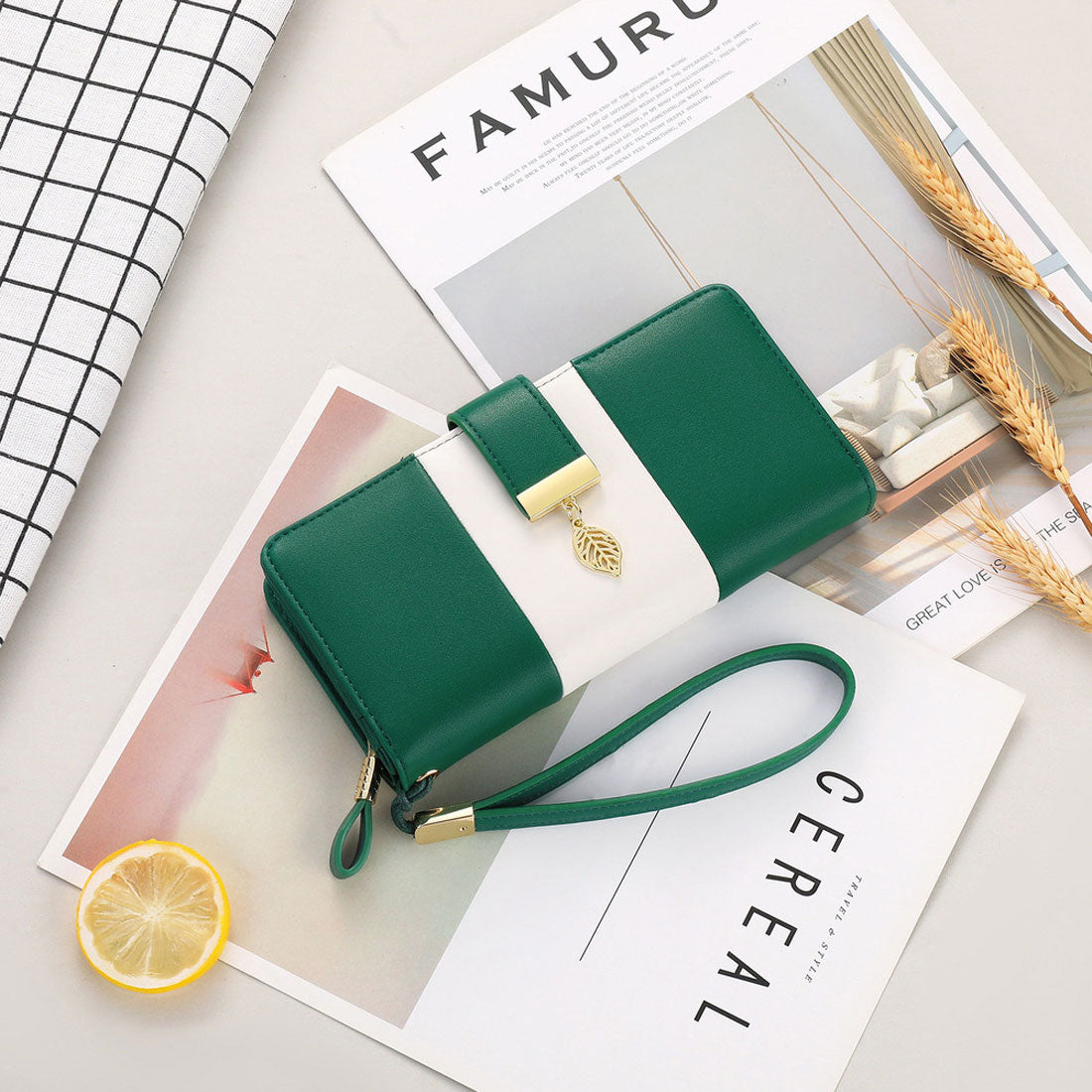 バックヤードファミリー BACKYARD FAMILY 財布 レディース 長財布 (グリーン) グリーン