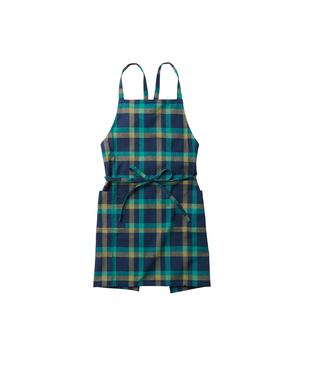 バックヤードファミリー BACKYARD FAMILY habituel 前結び デイリー エプロン【返品不可商品】 (ブリトニーネイビー) ブリトニーネイビー