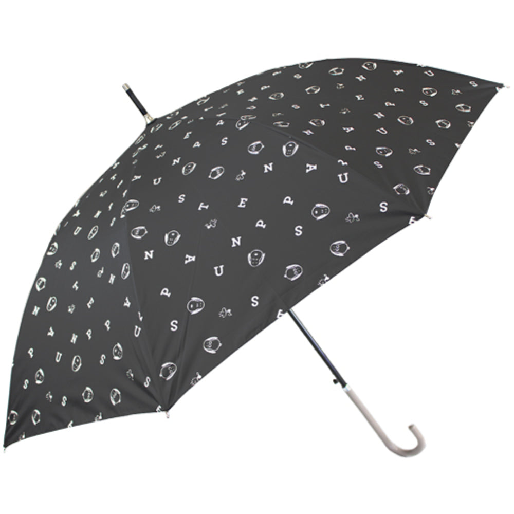バックヤードファミリー BACKYARD FAMILY 傘 レディース ブランド 長傘 晴雨兼用,6669スヌーピーブラック