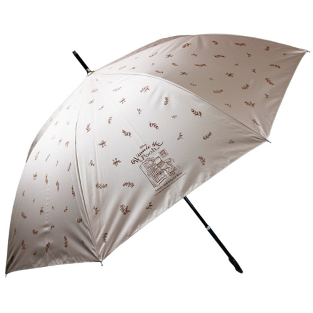 バックヤードファミリー BACKYARD FAMILY 傘 レディース ブランド 長傘 晴雨兼用,6670くまのプーさんブラウン