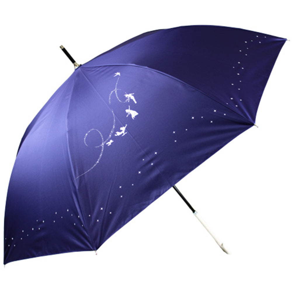 バックヤードファミリー BACKYARD FAMILY 傘 レディース ブランド 長傘 晴雨兼用,6671ピーターパンネイビー