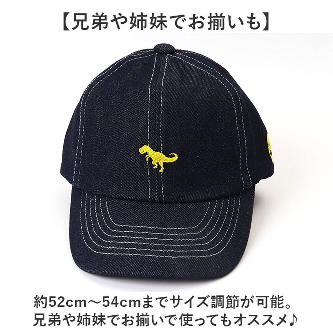 バックヤードファミリー BACKYARD FAMILY ダイナソーローキャップ (DENIMNAVY) DENIMNAVY