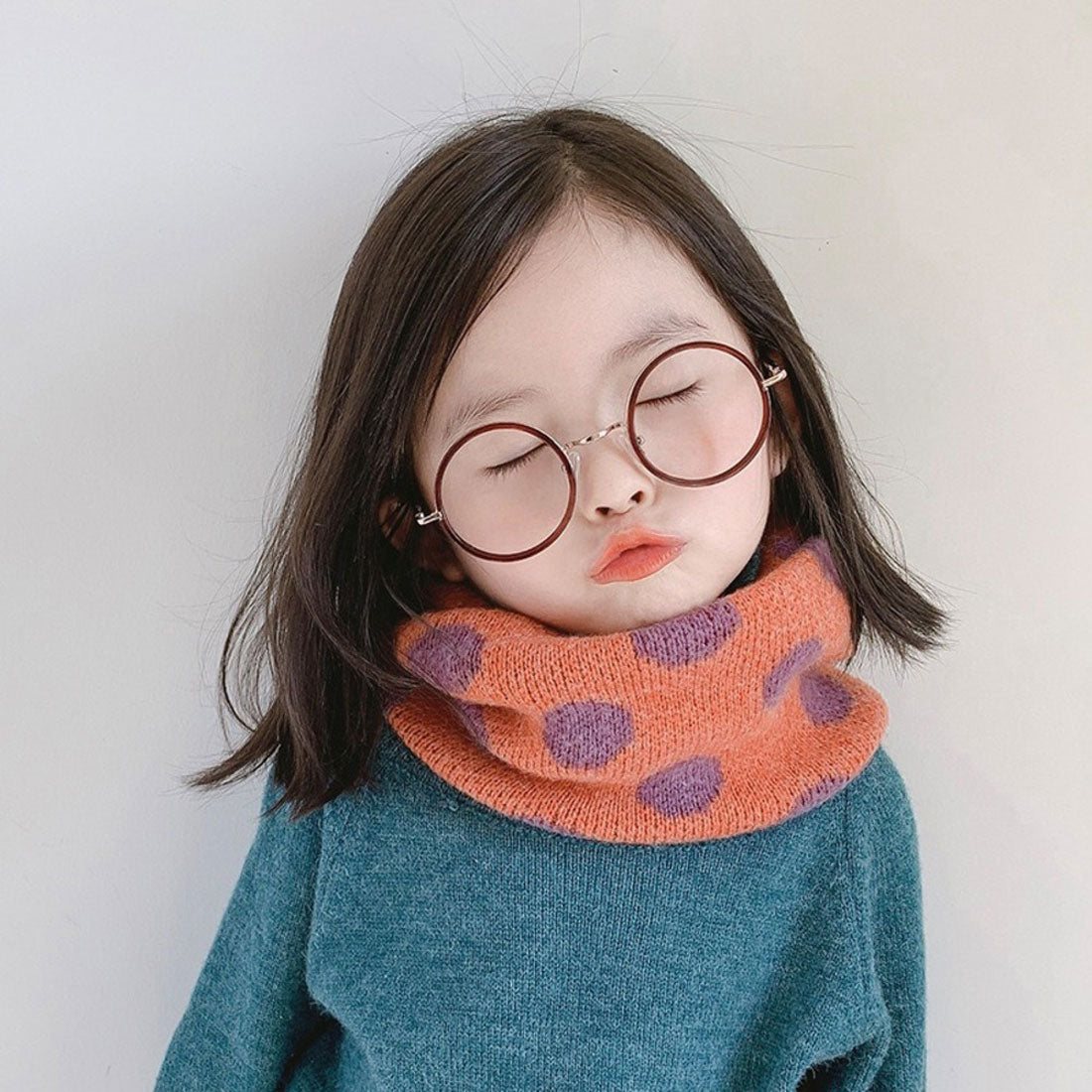 バックヤードファミリー BACKYARD FAMILY ネックウォーマー キッズ スヌード マフラー (P) P