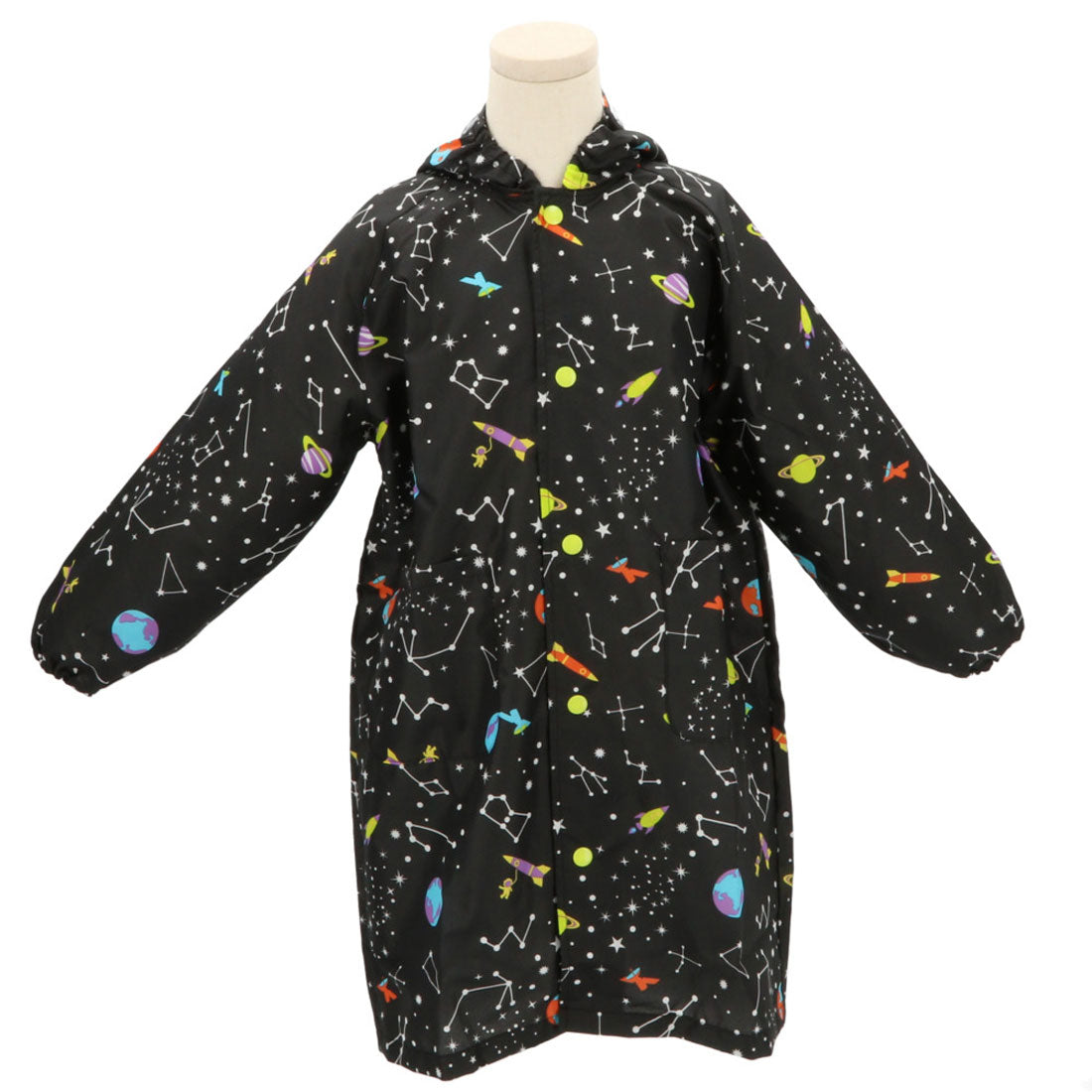 バックヤードファミリー BACKYARD FAMILY キッズ レインコート 女児 男児,6711856コスモ.黒