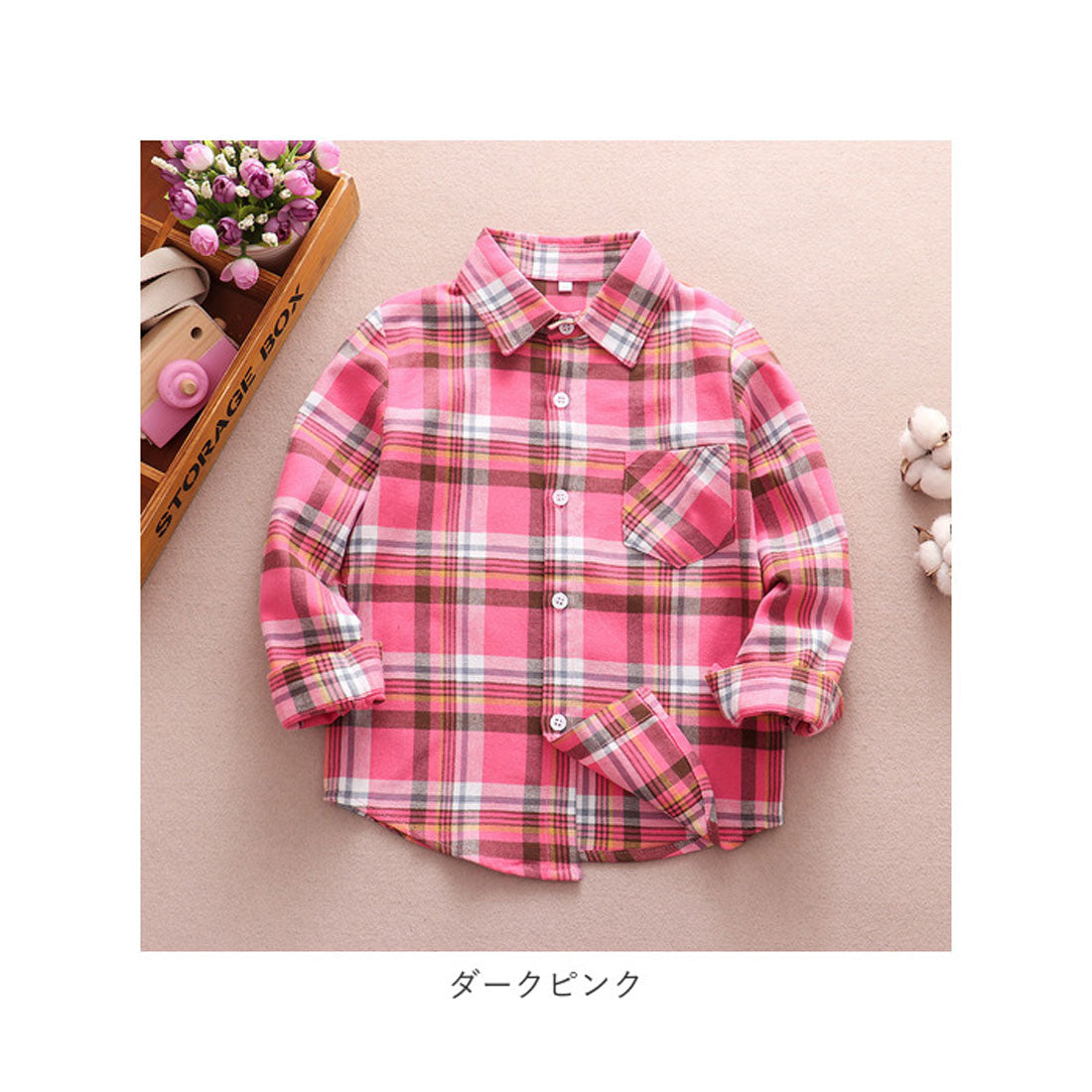 バックヤードファミリー BACKYARD FAMILY シャツ キッズ ネルシャツ 子供服