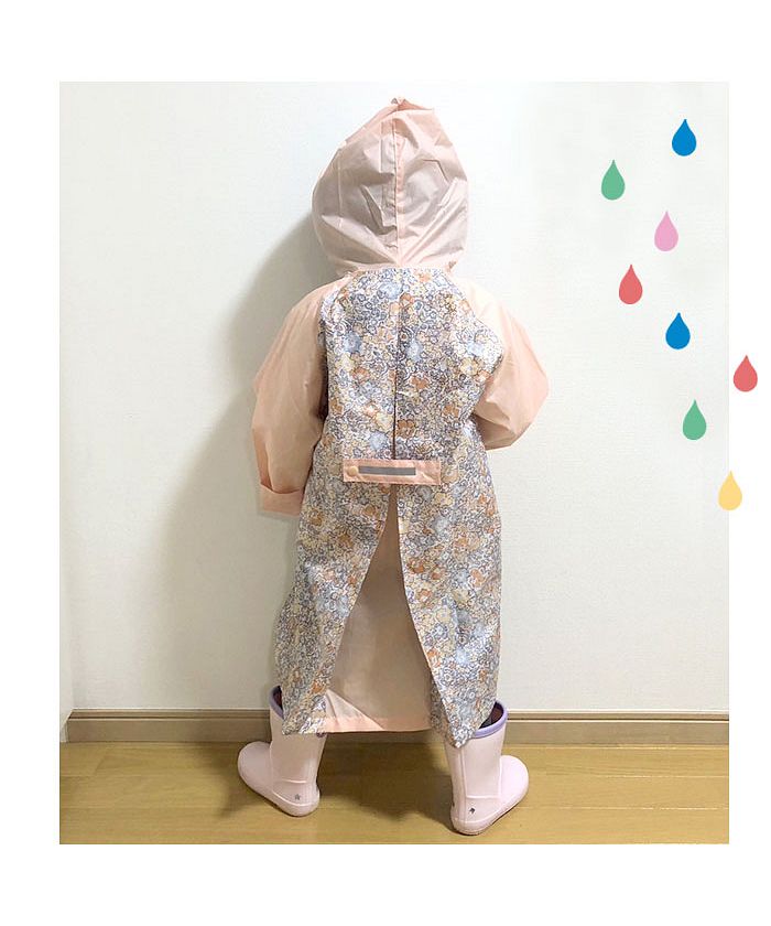 バックヤードファミリー BACKYARD FAMILY レインコート キッズ 女の子