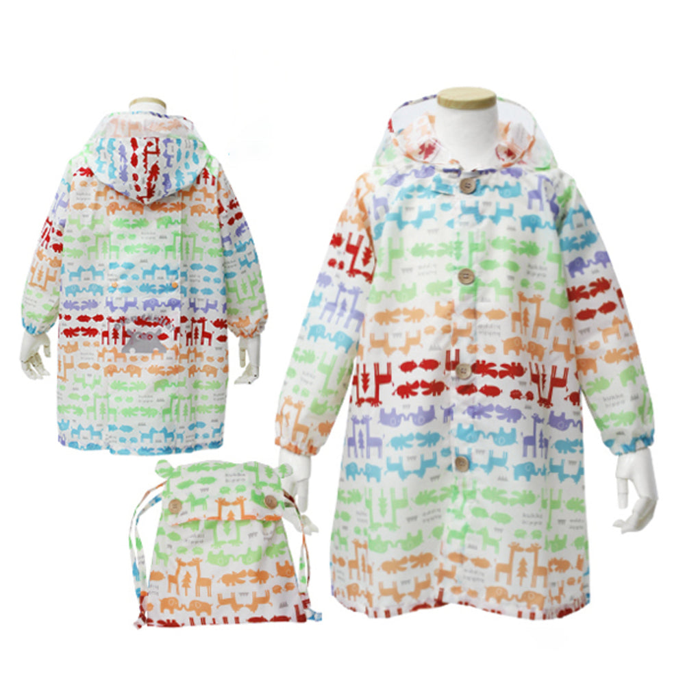 BACKYARD FAMILY 雨衣兒童背包相容