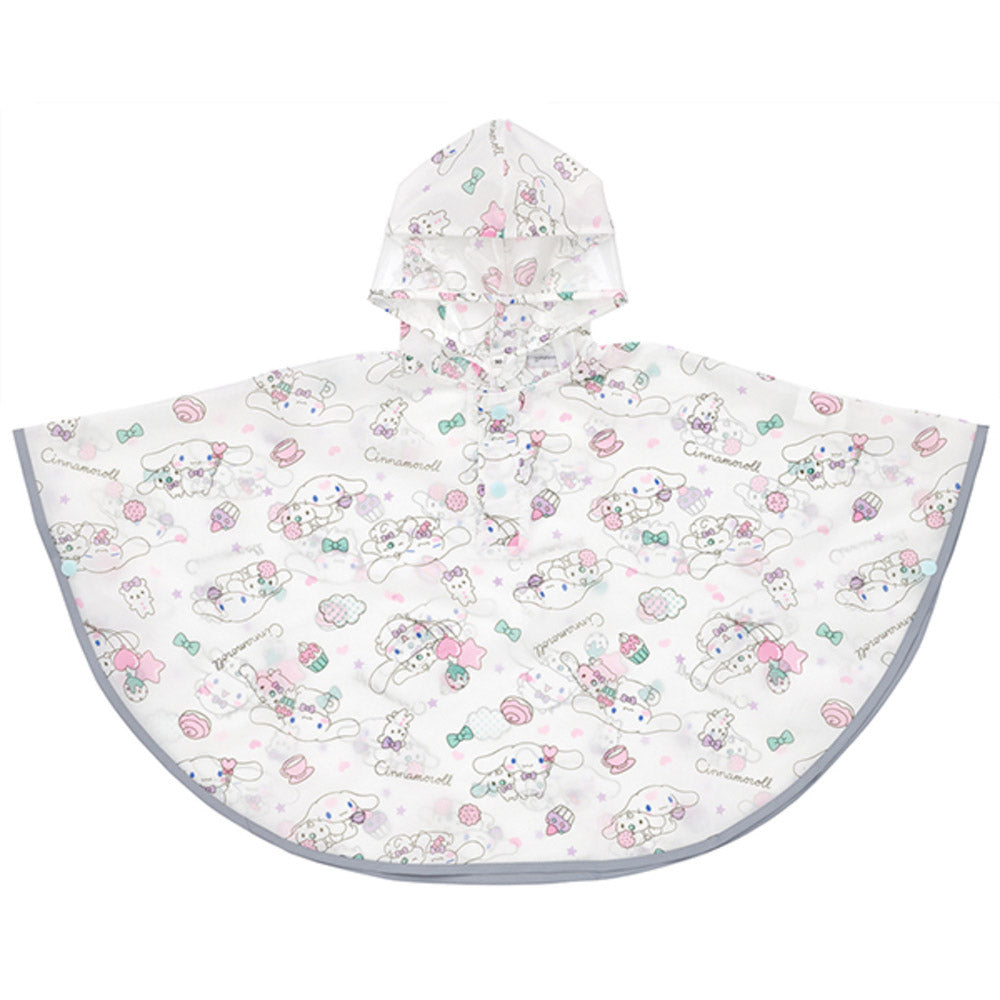 バックヤードファミリー BACKYARD FAMILY キャラクター キッズレインポンチョ RAPO2,シナモロールみるくといっしょ