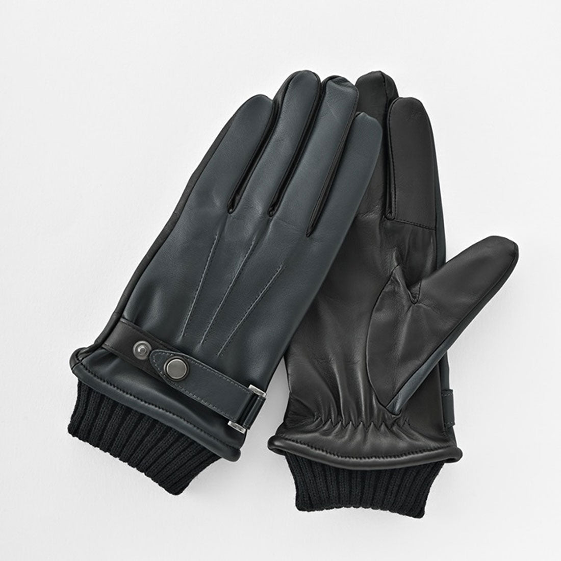 バックヤードファミリー BACKYARD FAMILY MEN レザーグローブ タッチパネル対応 (ネイビー) ネイビー