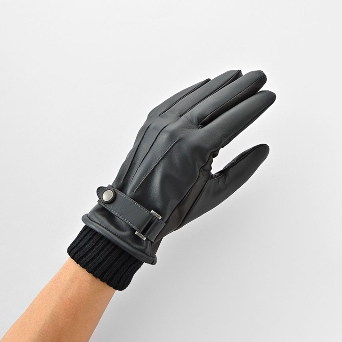 バックヤードファミリー BACKYARD FAMILY MEN レザーグローブ タッチパネル対応 (ネイビー) ネイビー