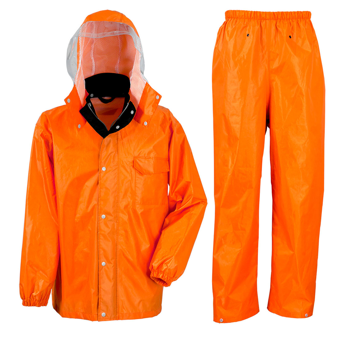 バックヤードファミリー BACKYARD FAMILY Winter Cherry ウィンターチェリー 3293 ディフェンドレインスーツ,オレンジ