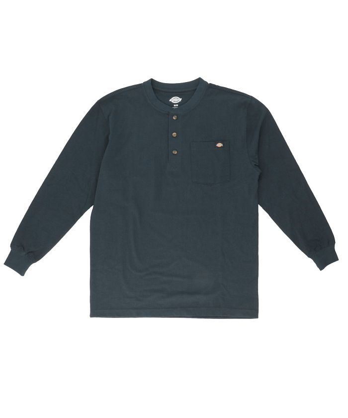BACKYARD FAMILY Dickies Long Sleeve Henley Shirt WL451