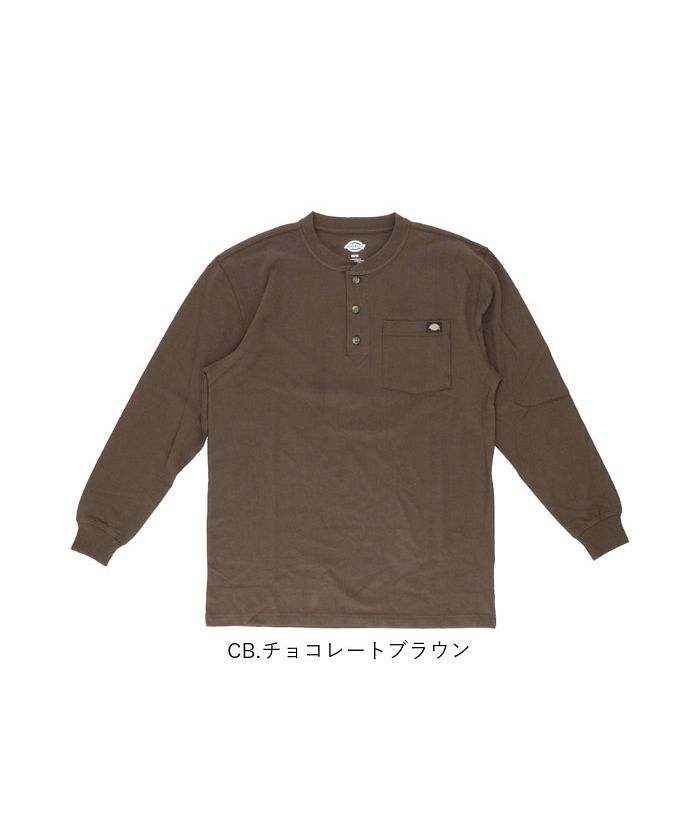 BACKYARD FAMILY Dickies Long Sleeve Henley Shirt WL451