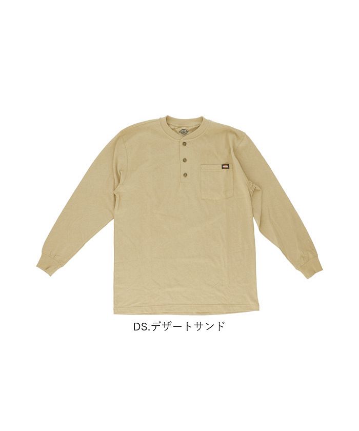 BACKYARD FAMILY Dickies Long Sleeve Henley Shirt WL451