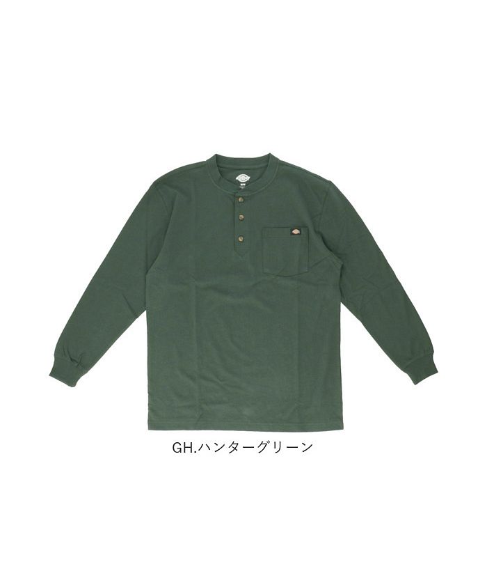 BACKYARD FAMILY Dickies Long Sleeve Henley Shirt WL451