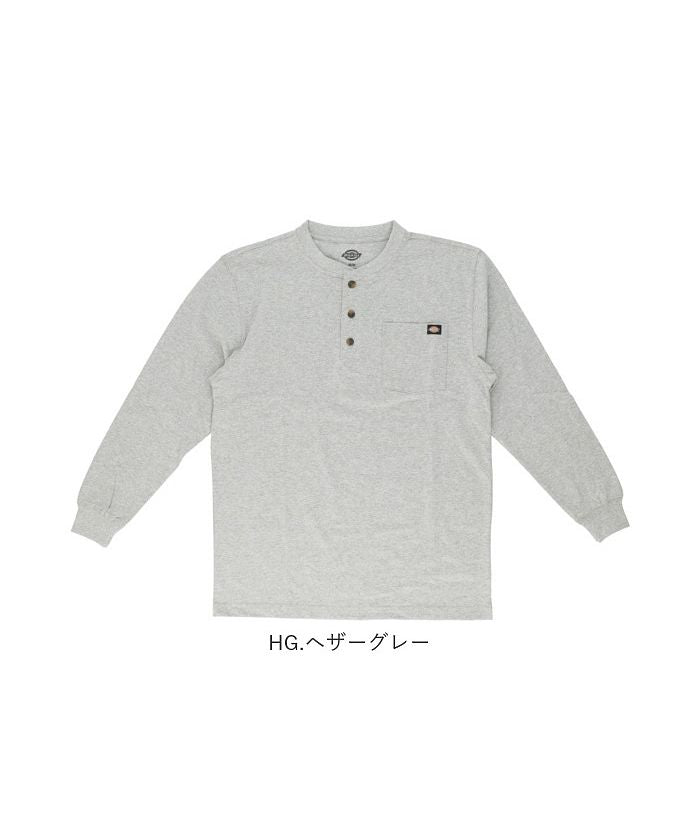 BACKYARD FAMILY Dickies Long Sleeve Henley Shirt WL451